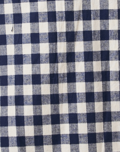 Fabric image - Sail to Sable - Navy Gingham Cotton Dress 