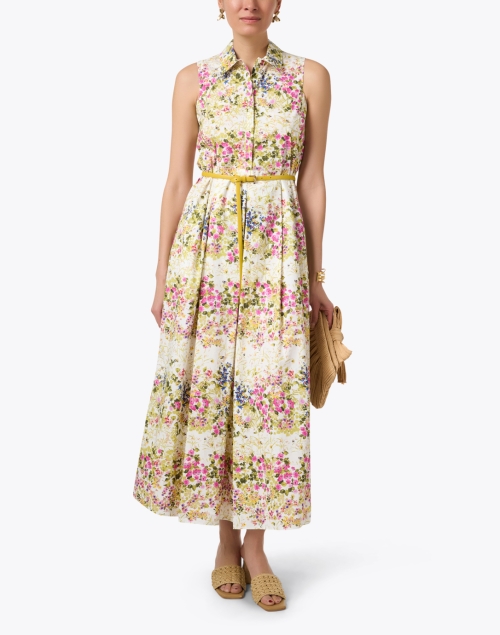 Reflex Multi Floral Cotton Shirt Dress