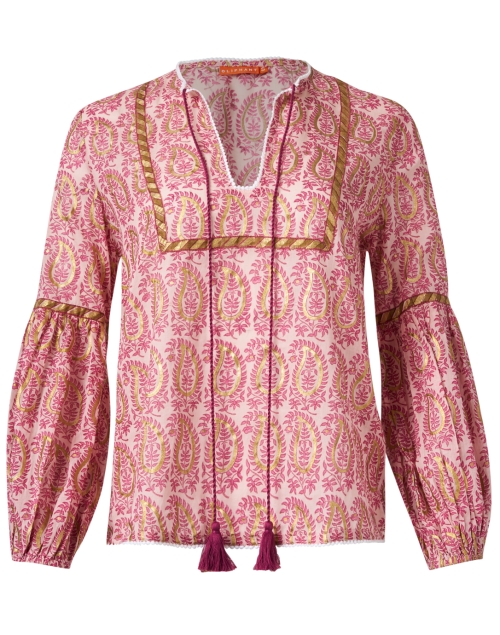 Product image - Oliphant - Pink Paisley Cotton Voile Top