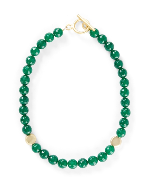 Product image - Deborah Grivas - Jade and Gold Beaded Necklace