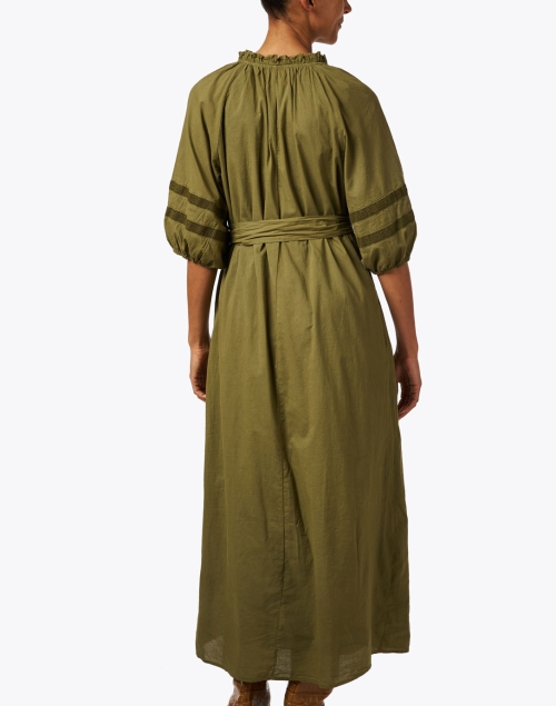 Back image - Xirena - Prue Green Cotton Dress