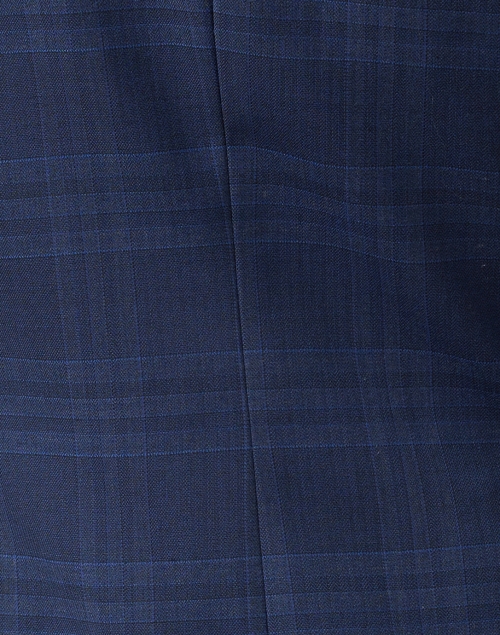 Fabric image - Veronica Beard - Schoolboy Navy Plaid Dickey Jacket