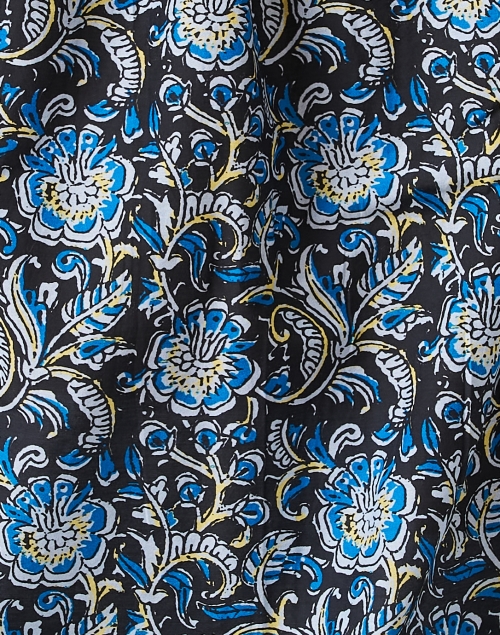 Fabric image - Apiece Apart - Mitte Blue Print Cotton Top