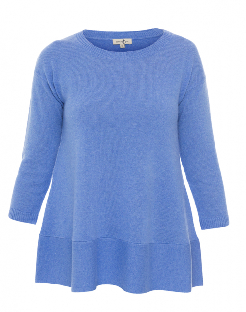 Product image - Cortland Park - Saint Tropez French Blue Cashmere Swing Sweater