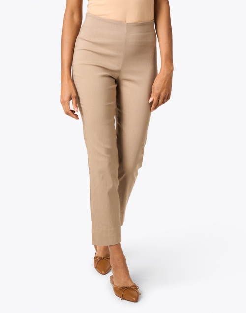 Front image - Equestrian - Milo Khaki Stretch Pull On Pant