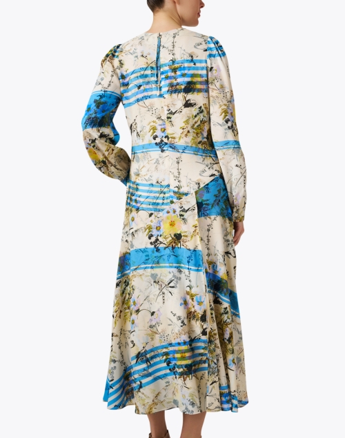 Back image - Odeeh - Multi Postcard Print Dress