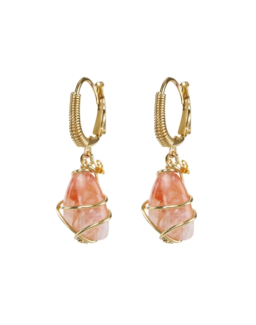 Product image - Gas Bijoux - Tao Gold Quartz Drop Earrings