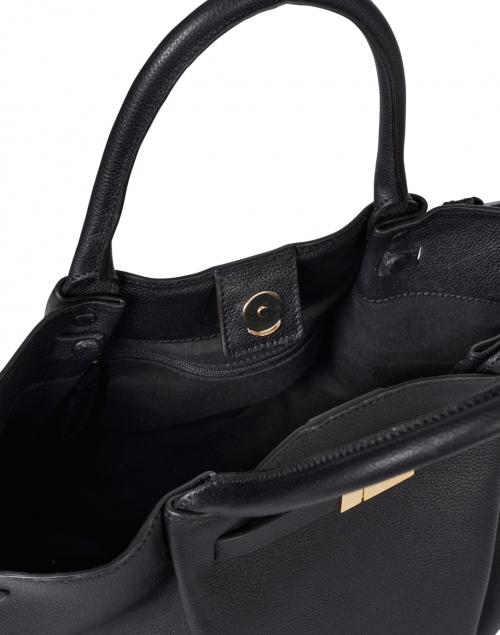 Extra_1 image - DeMellier - Midi New York Black Leather Tote