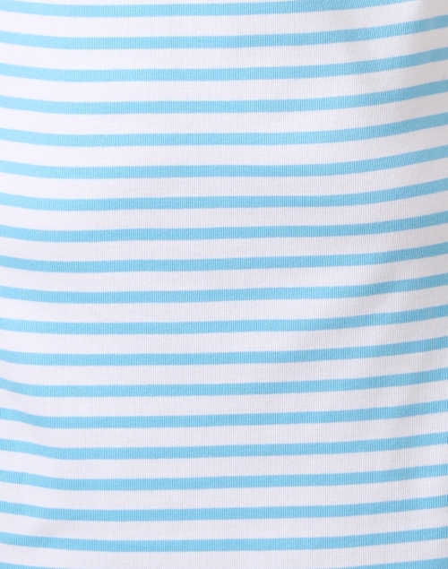 Fabric image - Marc Cain Sports - Blue Striped Polo Dress