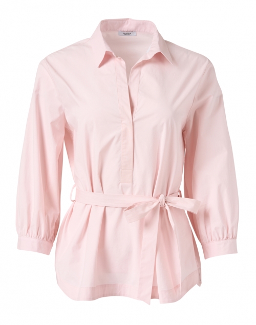 Product image - Peserico - Pink Belted Cotton Poplin Top