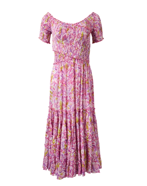 Product image - Poupette St Barth - Soledad Pink Floral Cotton Dress