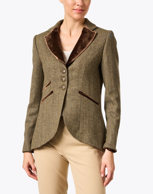 Front image - T.ba - Sullavan Brown Tweed Jacket
