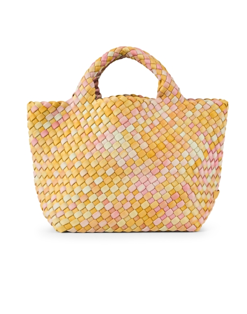 St. Barths Small Multi Plaid Woven Handbag