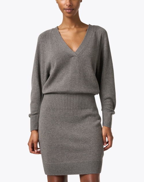Front image - Brochu Walker - Idris Grey Sweater Dress