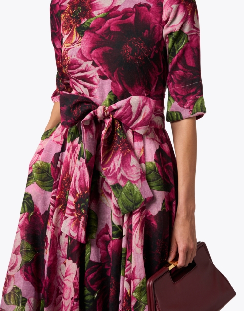 Extra_1 image - Samantha Sung - Aster Pink Floral Print Cotton Dress