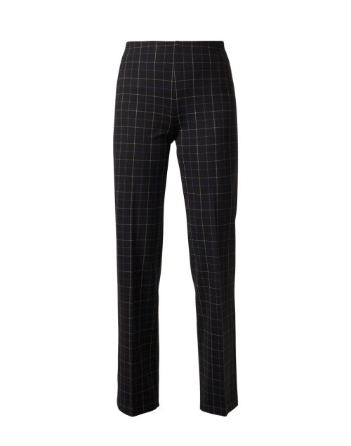 Product image - Peace of Cloth - Jules Navy Plaid Knit Pull On Pant