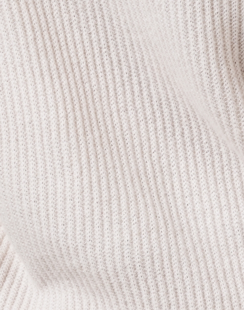 Fabric image - Allude - Taupe Cashmere Mock Neck Sweater