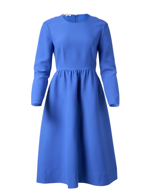 Product image - Lafayette 148 New York - Blue Wool Crepe Cocktail Dress