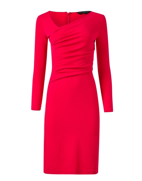 Product image - Emporio Armani - Red Ruched Jersey Dress 