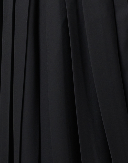 Fabric image - Fabiana Filippi - Black Pleated Wrap Dress