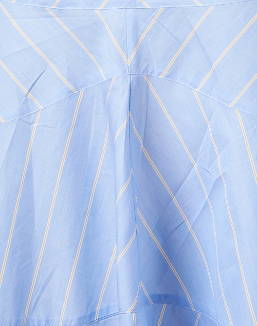 Fabric image - Finley - Leonardo Blue and Yellow Stripe Shirt Dress