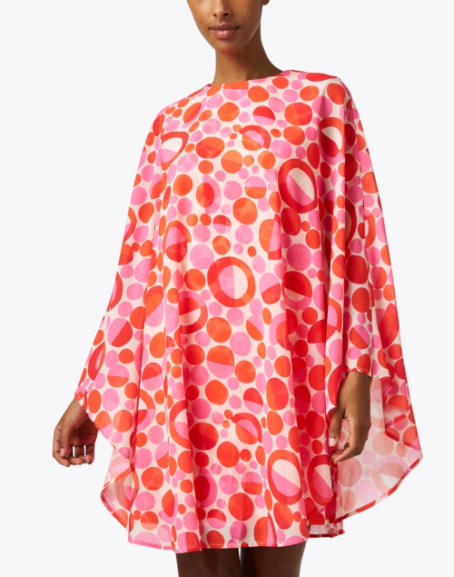 Front image - Frances Valentine - Bree Multi Print Poncho Dress