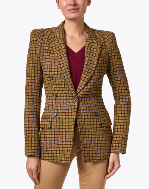 Front image - Smythe - Brown Plaid Tweed Blazer