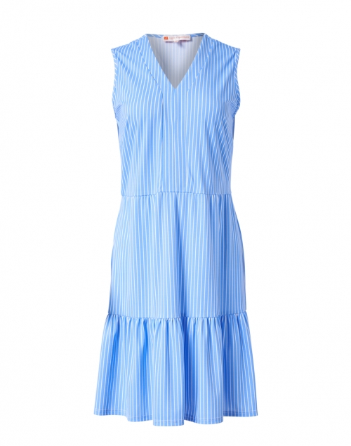Product image - Jude Connally - Annabelle Periwinkle Thin Stripe Dress