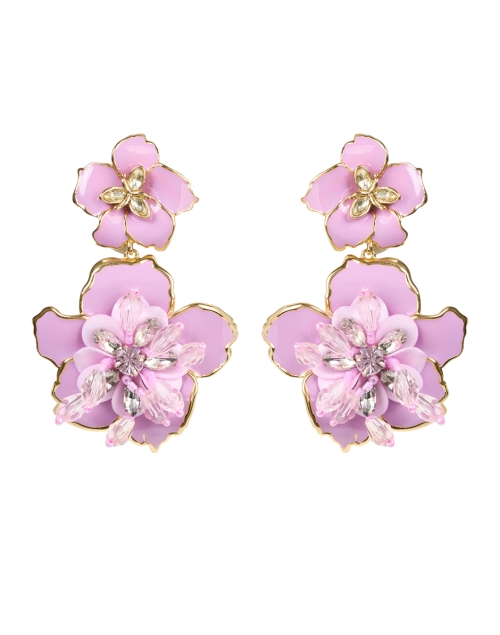 Product image - Mignonne Gavigan - Lorenza Lilac Flower Drop Earrings