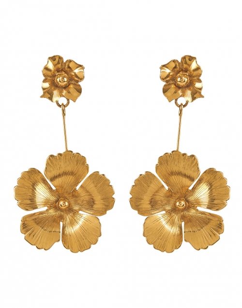 Product image - Jennifer Behr - Kalina Gold Floral Drop Earrings