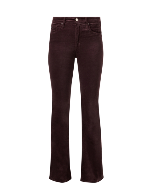 Farrah Amaretto Red Velvet Bootcut Jean