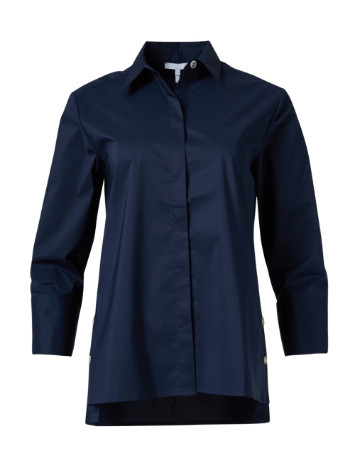 Product image - Hinson Wu - Maxine Navy Stretch Cotton Shirt