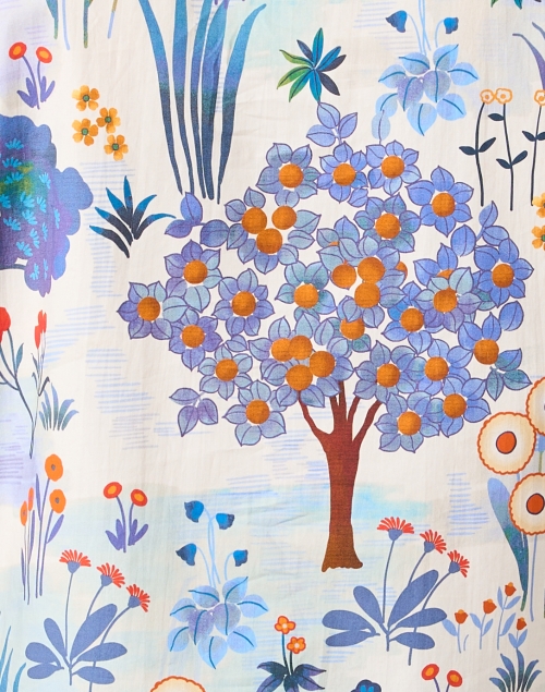 Fabric image - Tara Jarmon - Come Multi Floral Print Blouse