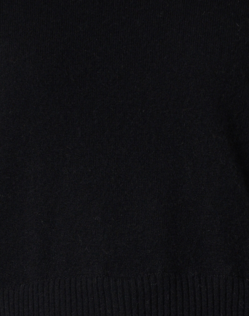 Fabric image - Brochu Walker - Ebbi Black Polka Dot Wool Cashmere Sweater