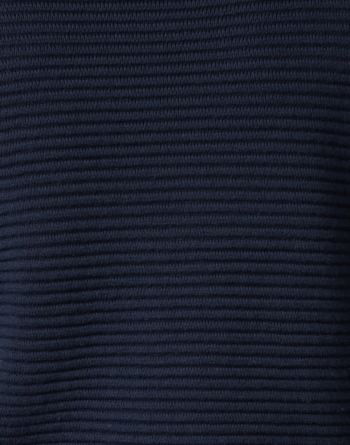 Fabric image - Lisa Todd - Navy Cotton Rib Knit Sweater