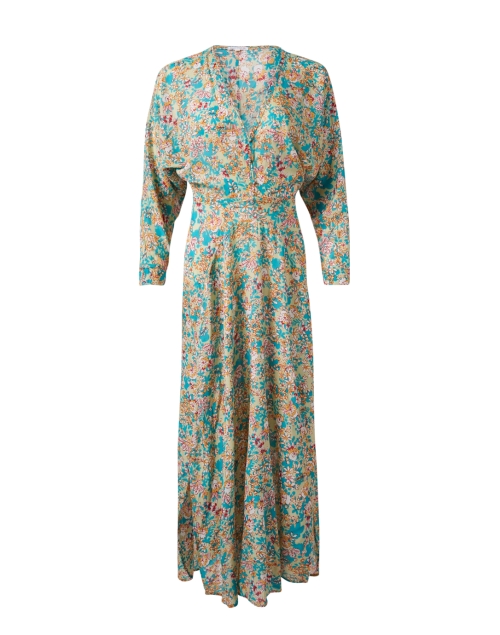 Product image - Poupette St Barth - Ilona Green Floral Print Dress