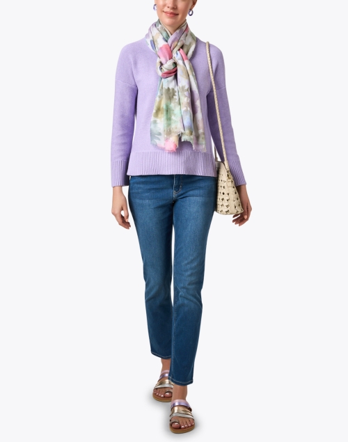 Lavender Cotton Sweater