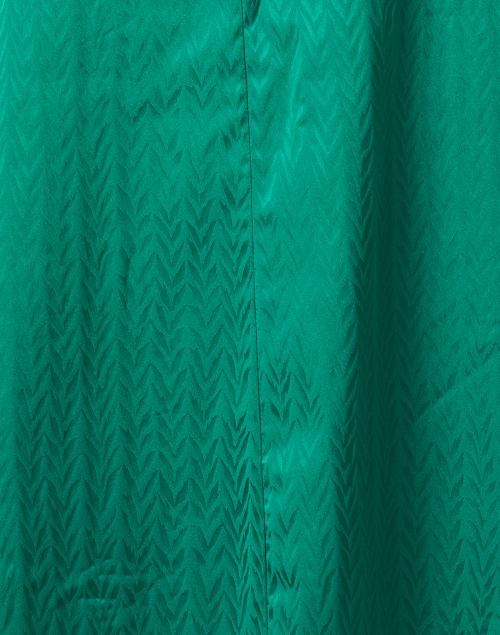 Fabric image - Shoshanna - Marie Green Satin Jacquard Dress