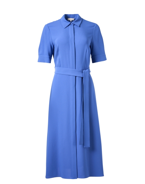 Product image - Lafayette 148 New York - Blue Belted Shirt Dress