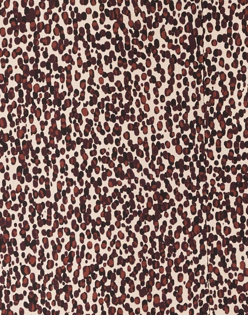 Fabric image - BOSS - Banora Brown Silk Blouse