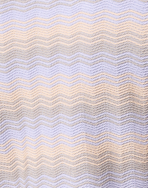 Fabric image - Emporio Armani - Grey and Pink Chevron Knit Jacket