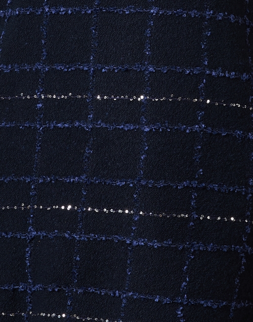 Fabric image - Amina Rubinacci - Neutrale Navy Sequin Dress