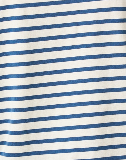 Fabric image - Frances Valentine - Navy and White Striped Top