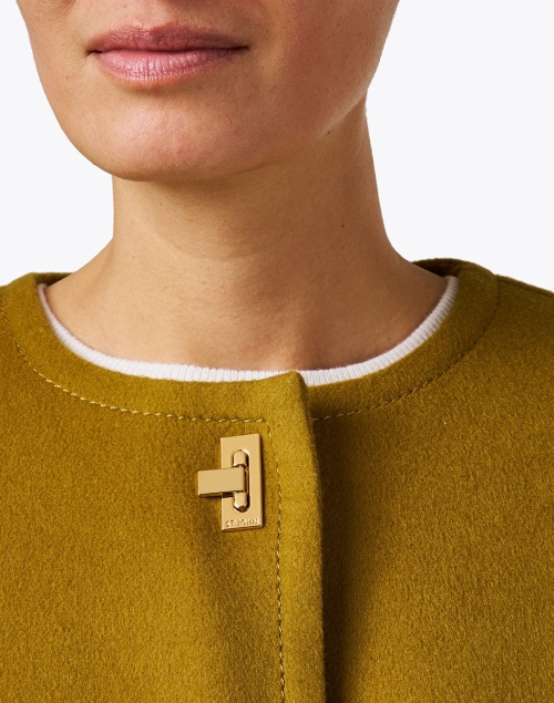 Extra_1 image - St. John - Olive Green Wool Cashmere Jacket