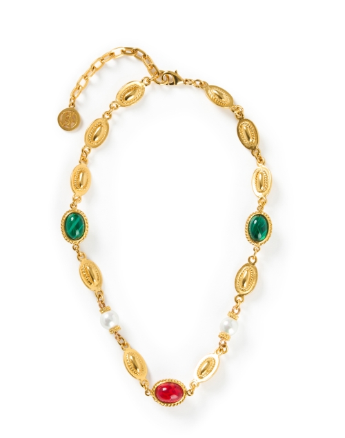 Product image - Ben-Amun - Stone and Pearl Gold Necklace