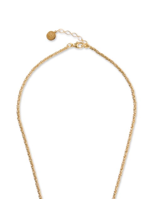 Back image - Gas Bijoux - Talisman Gold Stone Necklace