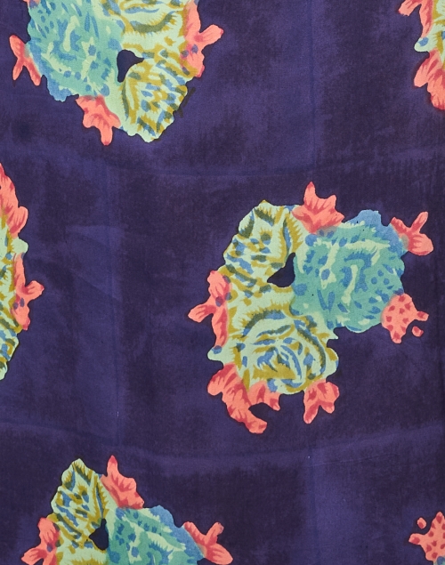 Fabric image - Lisa Corti - Manhattan Purple Print Maxi Dress