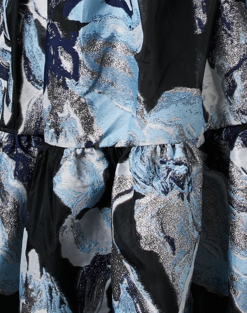 Fabric image - Stine Goya - Jasmine Blue Multi Jacquard Organza Dress