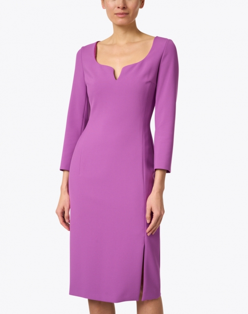 BOSS Hugo Boss - Dihera Purple Sheath Dress