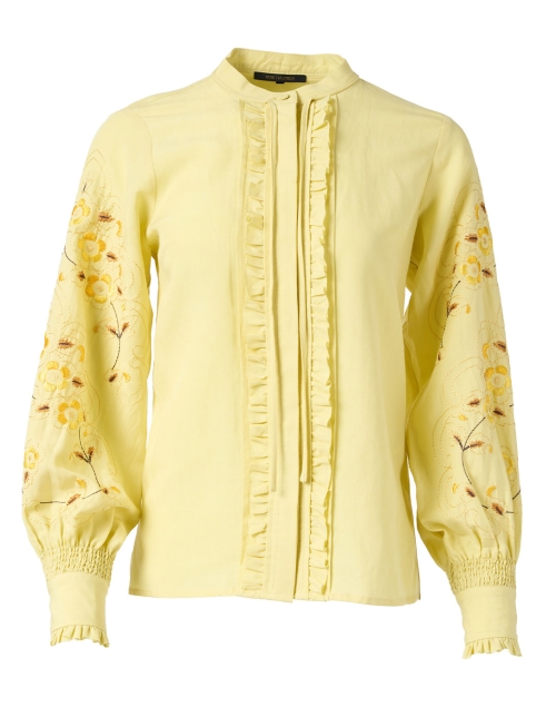 Product image - Kobi Halperin - Luisa Yellow Embroidered Blouse